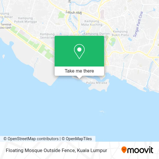 Floating Mosque Outside Fence map