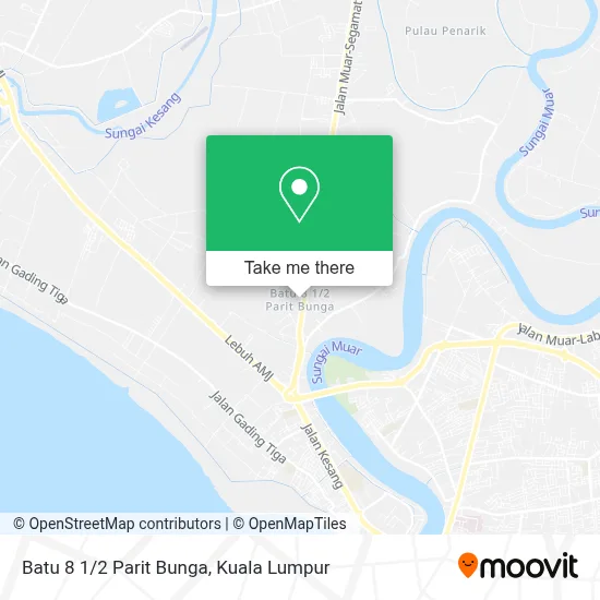 Batu 8 1/2 Parit Bunga map