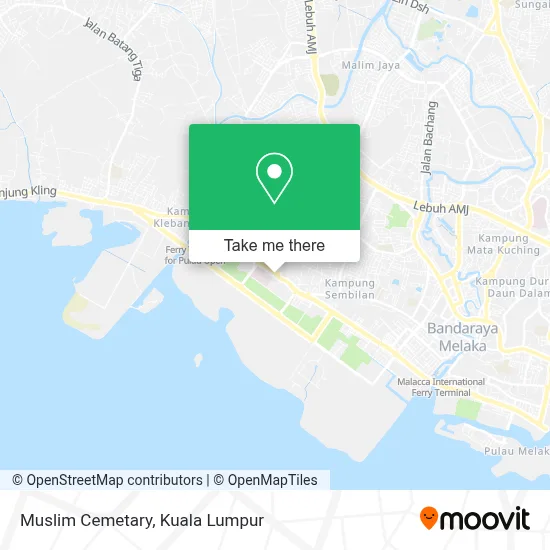 Muslim Cemetary map