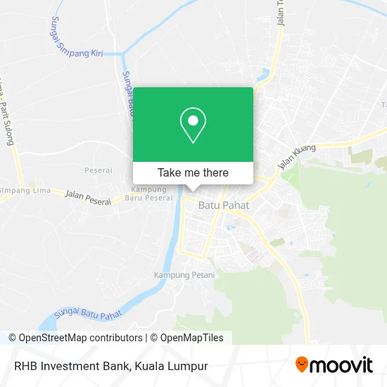 RHB Investment Bank map