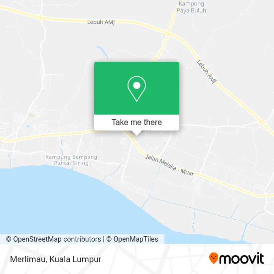Merlimau map