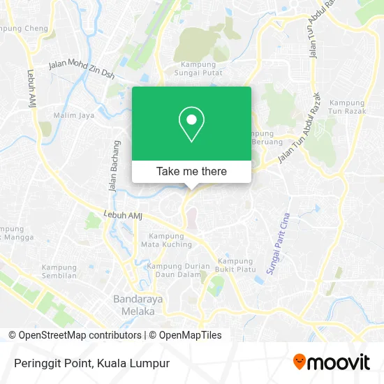Peringgit Point map