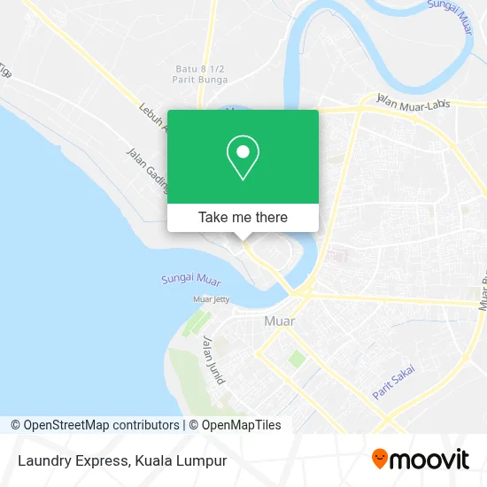 Laundry Express map