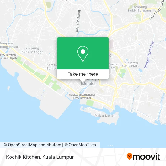 Kochik Kitchen map
