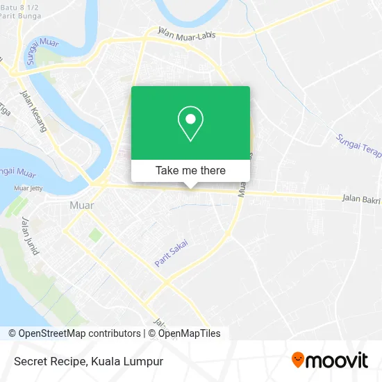 Secret Recipe map
