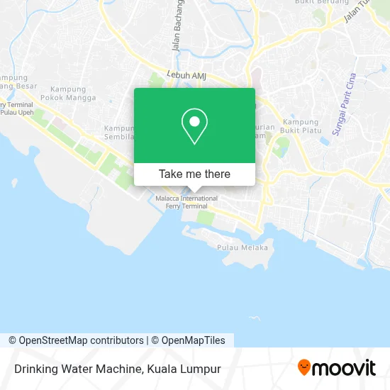 Drinking Water Machine map