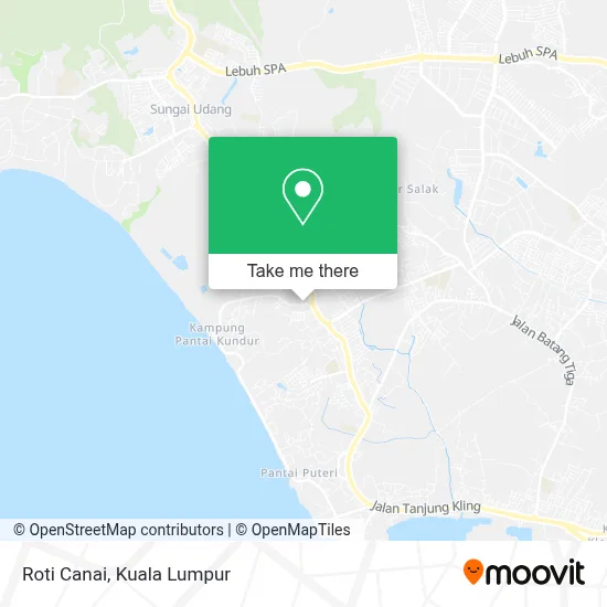 Roti Canai map