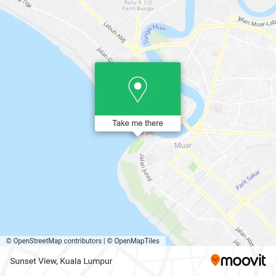 Sunset View map