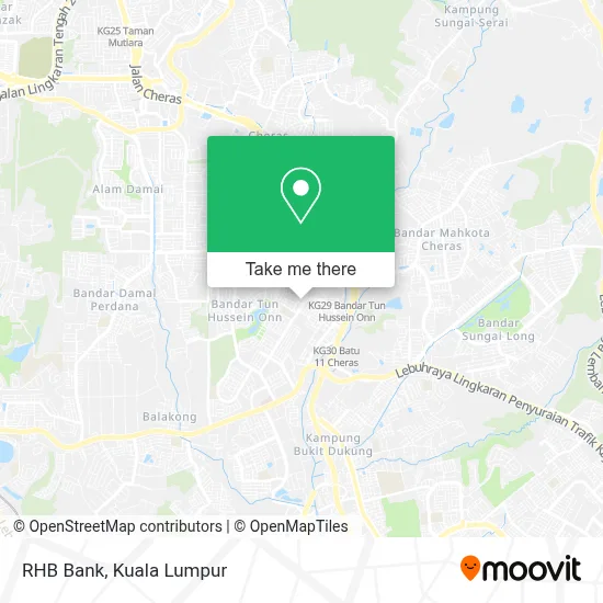 RHB Bank map