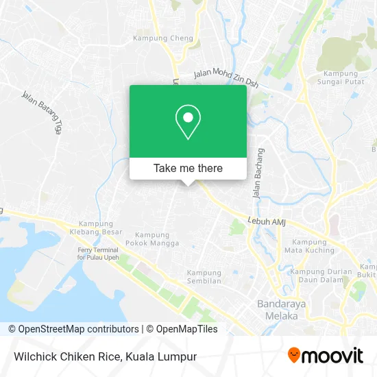 Wilchick Chiken Rice map