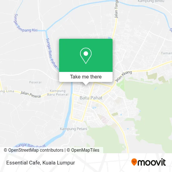 Essential Cafe map