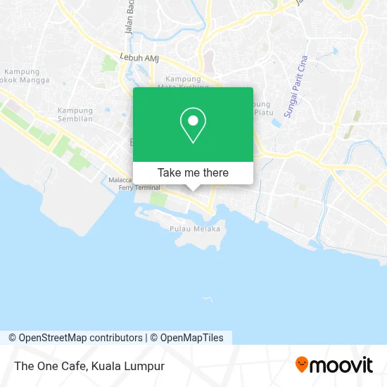 The One Cafe map
