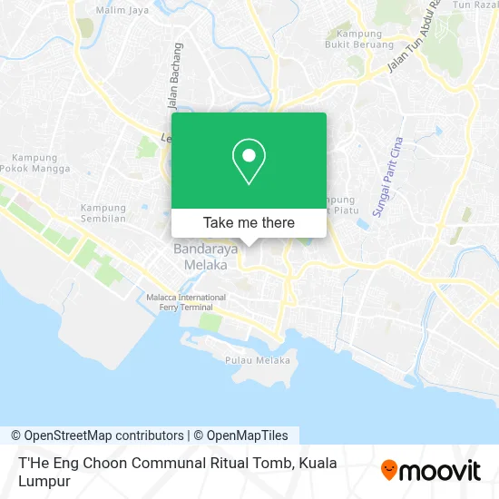 T'He Eng Choon Communal Ritual Tomb map