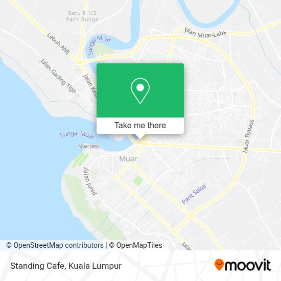 Standing Cafe map