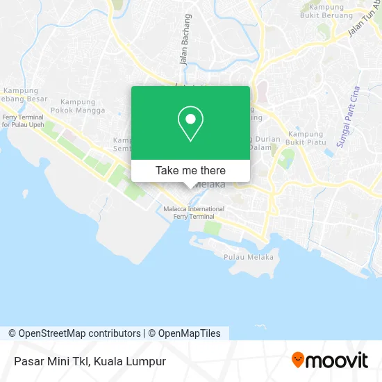 Pasar Mini Tkl map