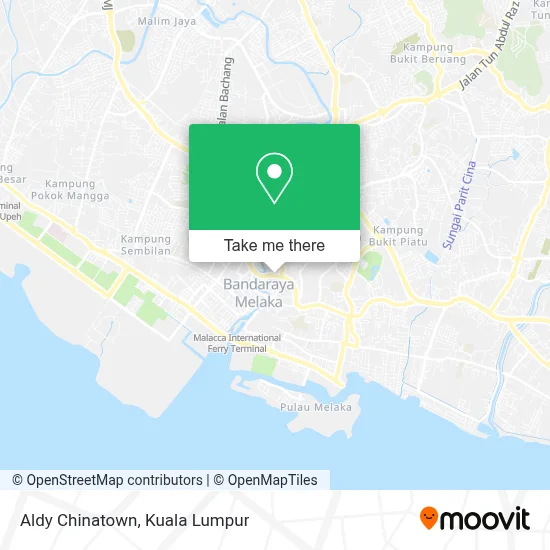 Aldy Chinatown map