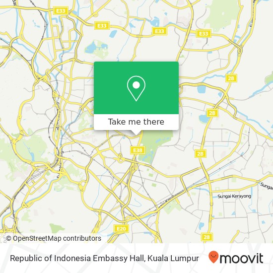 Peta Republic of Indonesia Embassy Hall