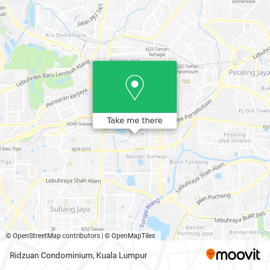 Ridzuan Condominium map