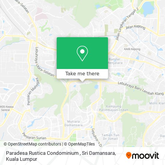 Peta Paradesa Rustica Condominium , Sri Damansara