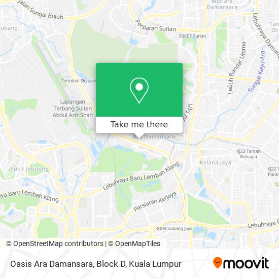 Peta Oasis Ara Damansara, Block D