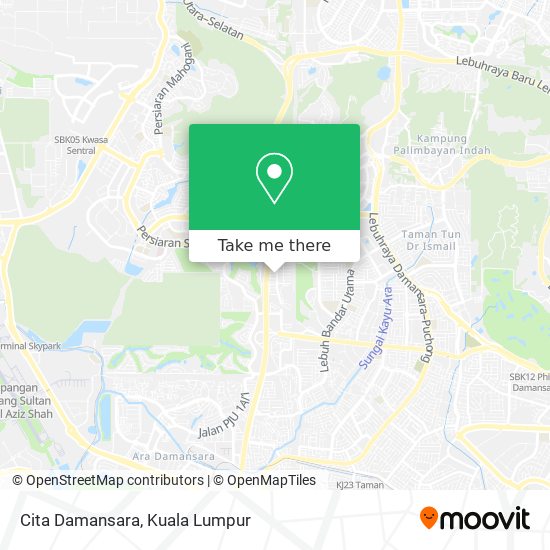 Cita Damansara map
