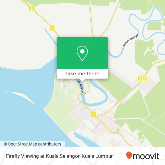 Firefly Viewing at Kuala Selangor map