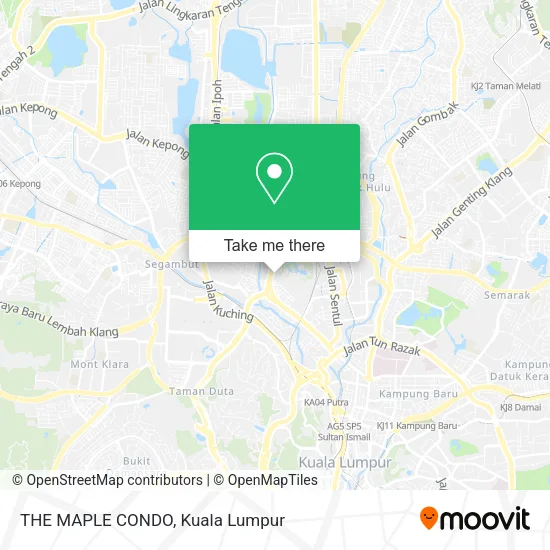 THE MAPLE CONDO map