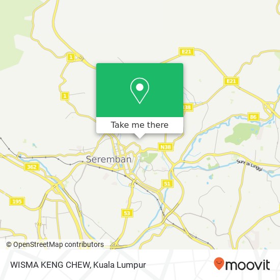 WISMA KENG CHEW map