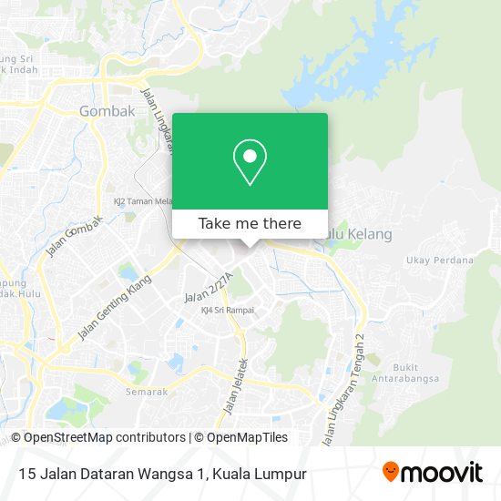 Peta 15 Jalan Dataran Wangsa 1