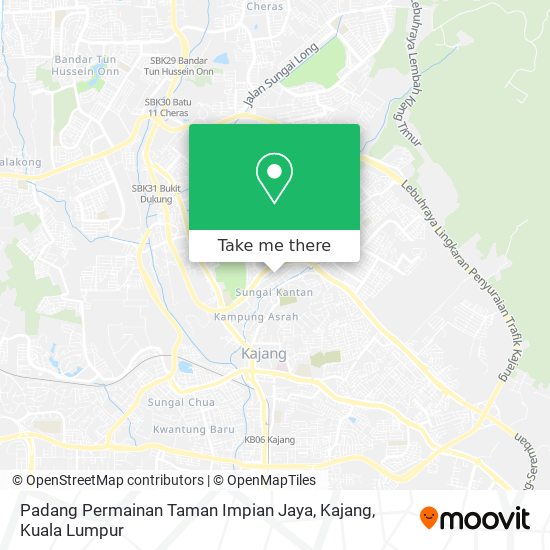 Peta Padang Permainan Taman Impian Jaya, Kajang