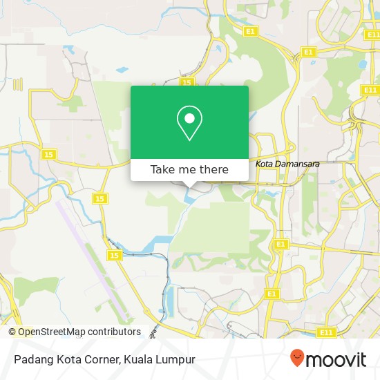 Padang Kota Corner map