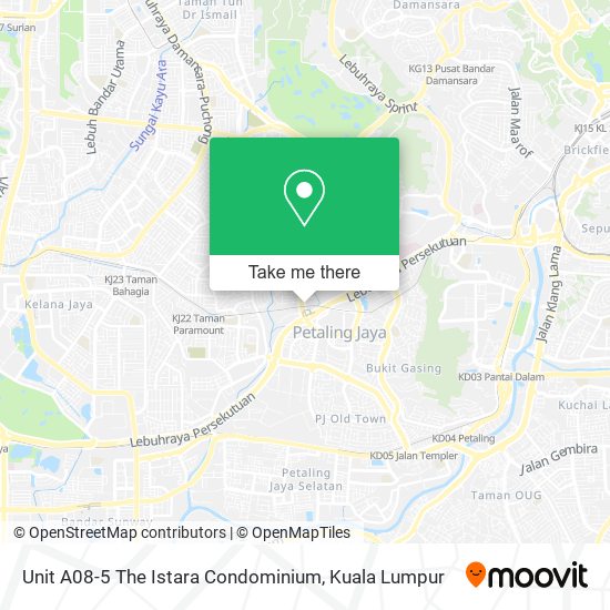 Unit A08-5 The Istara Condominium map