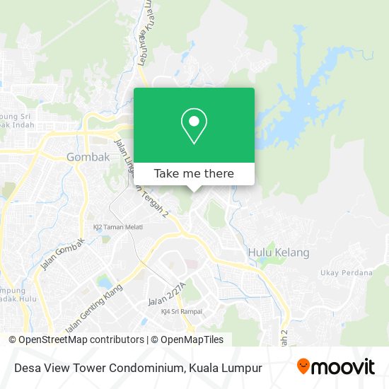 Desa View Tower Condominium map