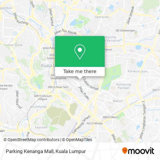 Parking Kenanga Mall map