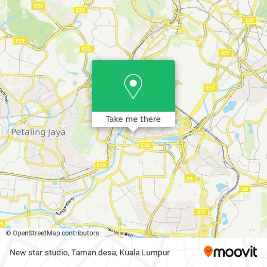 New star studio, Taman desa map