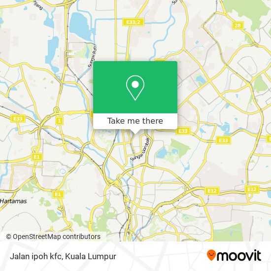 Jalan ipoh kfc map