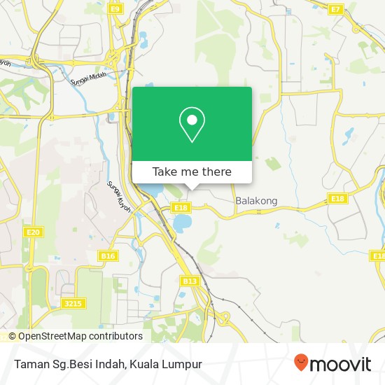 Taman Sg.Besi Indah map