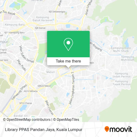 Library PPAS Pandan Jaya map
