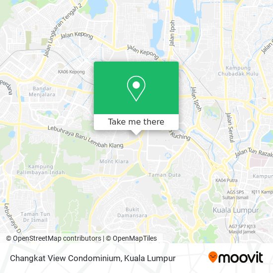 Changkat View Condominium map