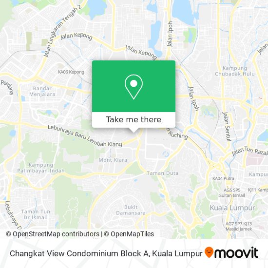 Changkat View Condominium Block A map