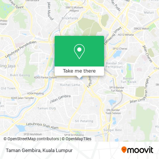 Taman Gembira map