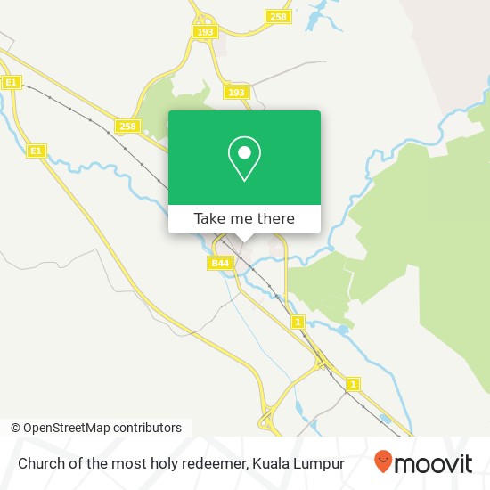 Church of the most holy redeemer map