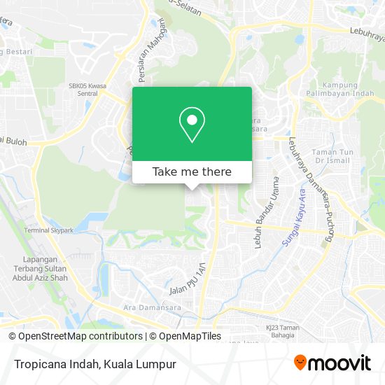 Tropicana Indah map