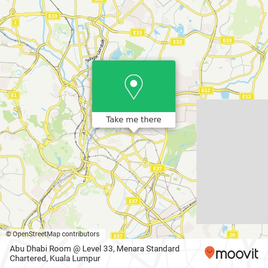 Abu Dhabi Room @ Level 33, Menara Standard Chartered map