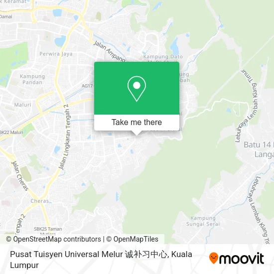 Pusat Tuisyen Universal Melur 诚补习中心 map