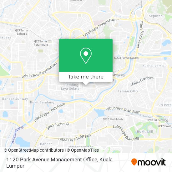 1120 Park Avenue Management Office map