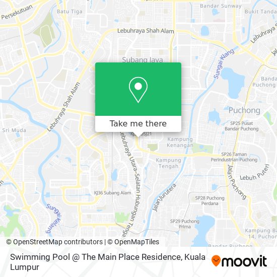 Swimming Pool @ The Main Place Residence map