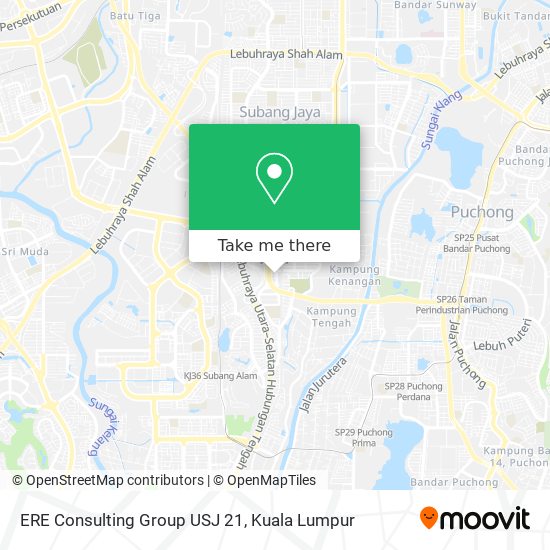 ERE Consulting Group USJ 21 map
