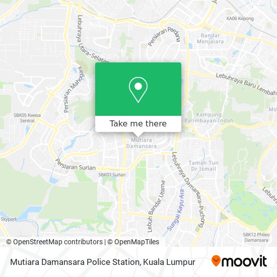 Mutiara Damansara Police Station map