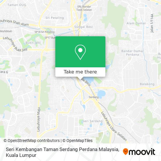 Peta Seri Kembangan Taman Serdang Perdana Malaysia